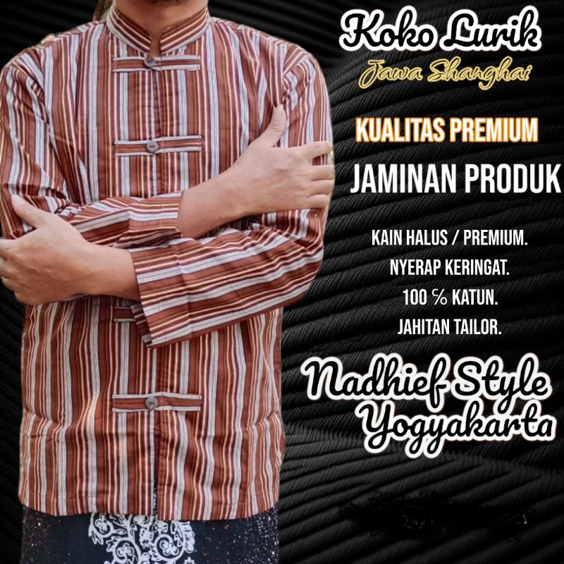 KOKO LURIK BAJU JAWA LURIK KATUN