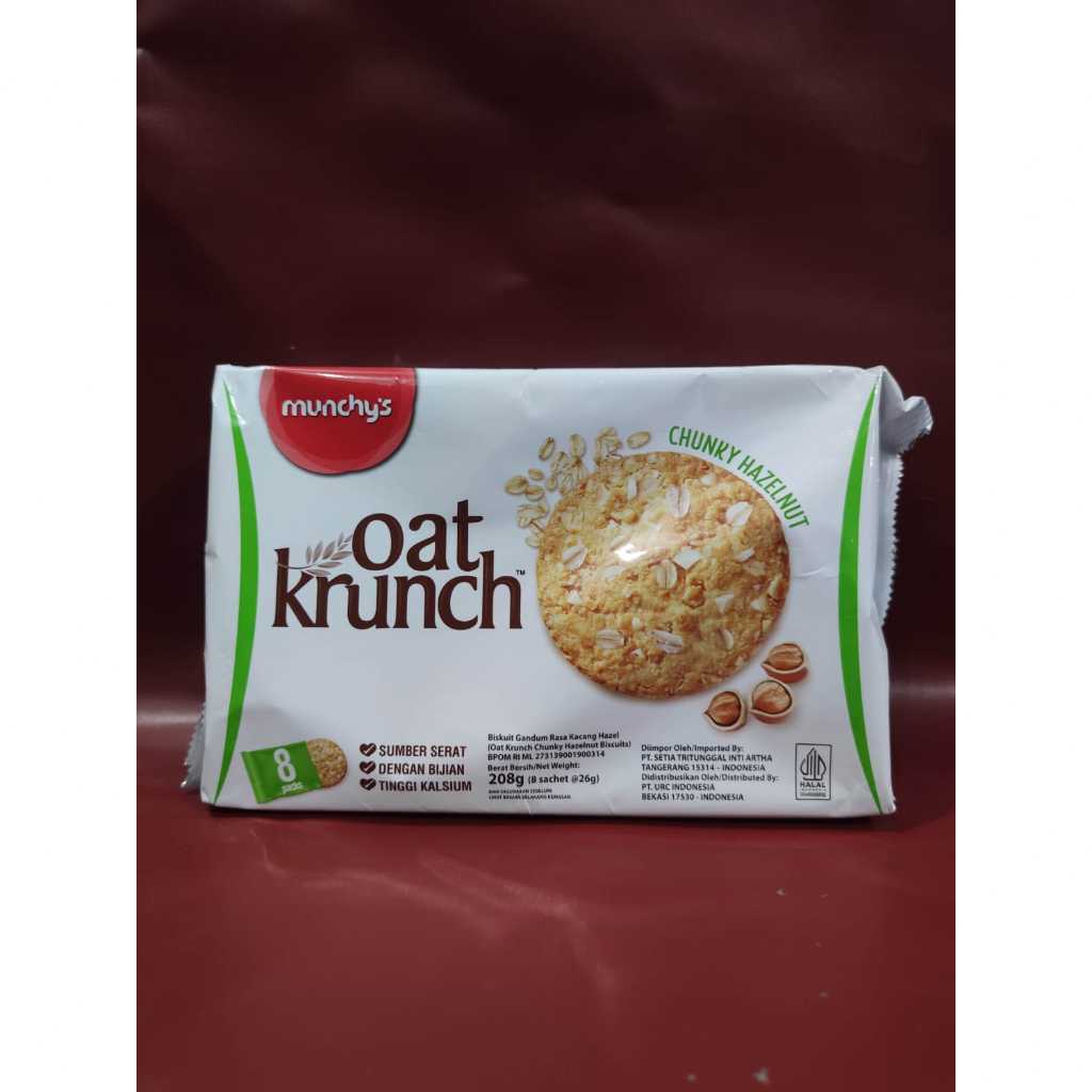

Munchys Oat Krunch Chunky Hazelnut 208