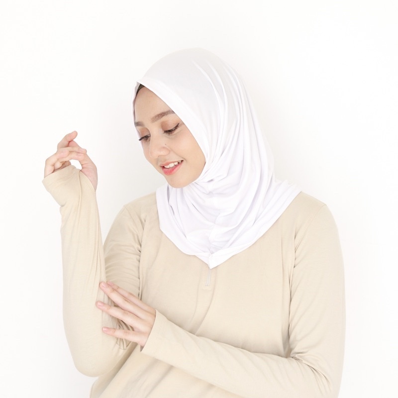 Kode A Pamela Hijab Bergo Sport Hijab Bergo Tanpa Pet Bergo Kekinian