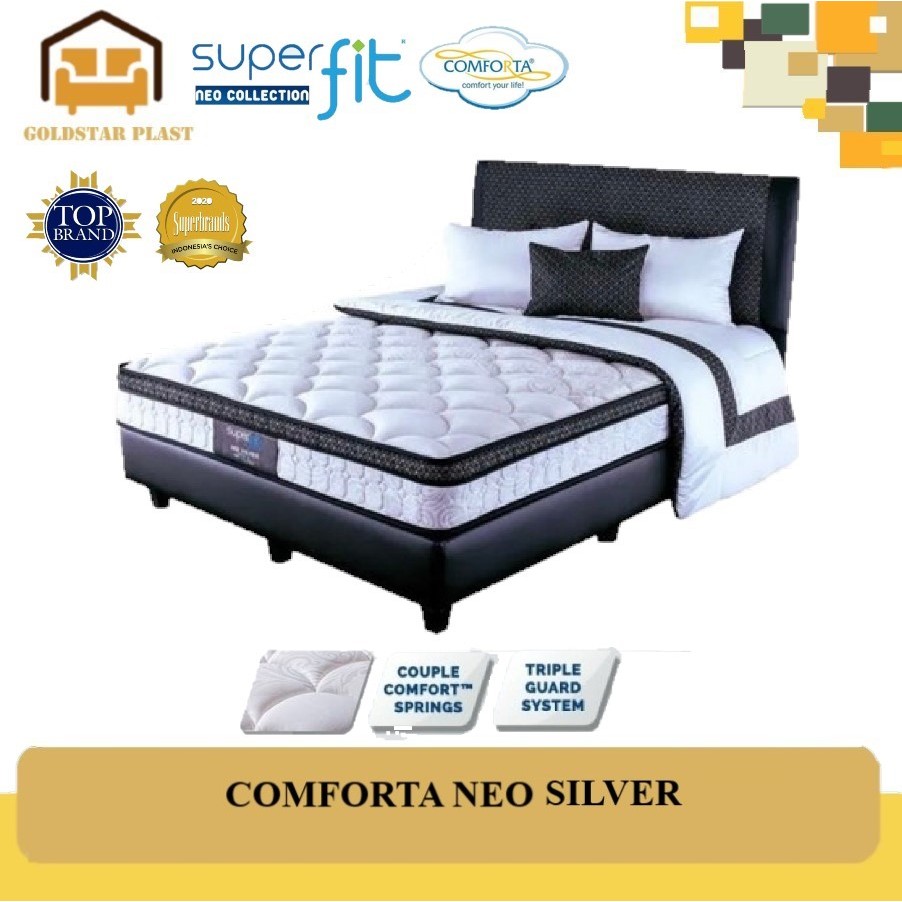 Spring Bed Comforta Superfit Neo Silver