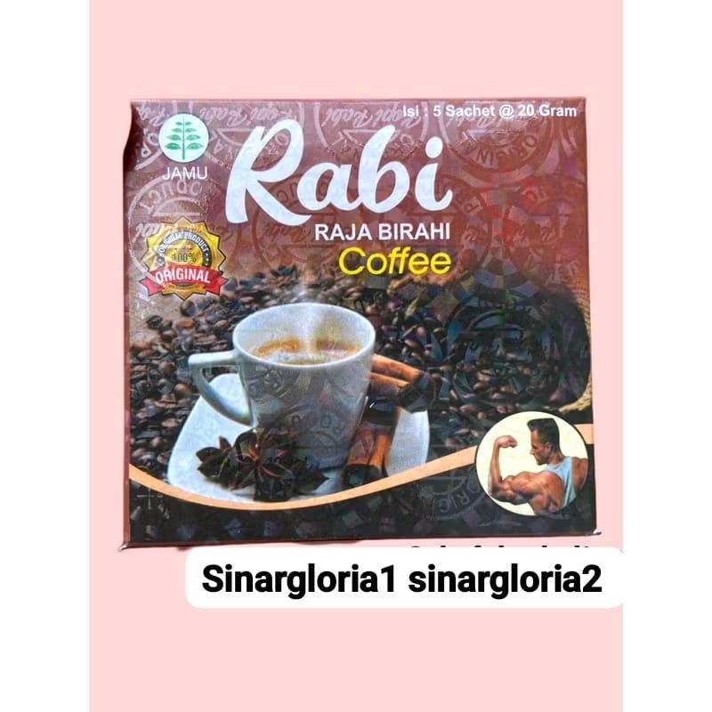 

RABI KOPI ORI INSTAN COFFEE KING RAJANYA KOPI RABI PENAMBAH STAMINA PRIA