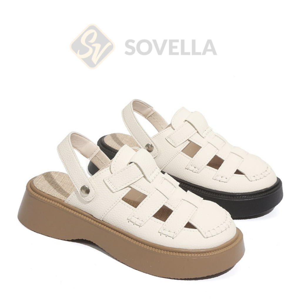 SOVELLA Poppy Sandal Wanita Tali Korean Style