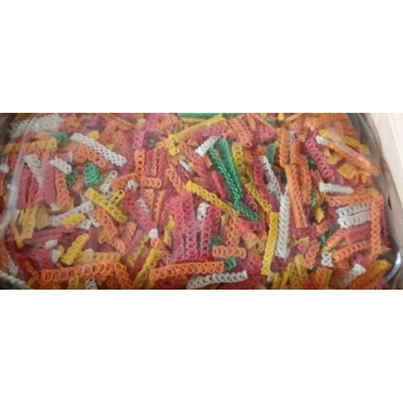 

KERUPUK TANGGA WARNA 500G/TOPPING SEBLAK