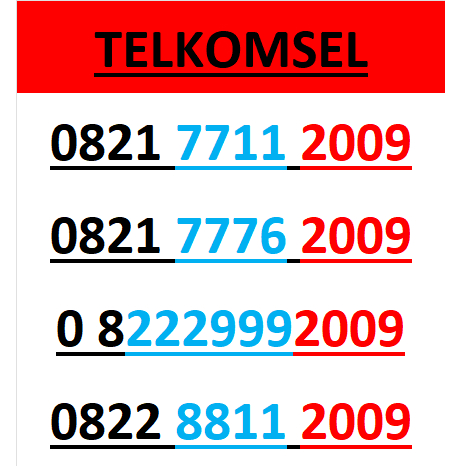 nomor cantik simpati seri tahun 2009  rapi lengkap w1500