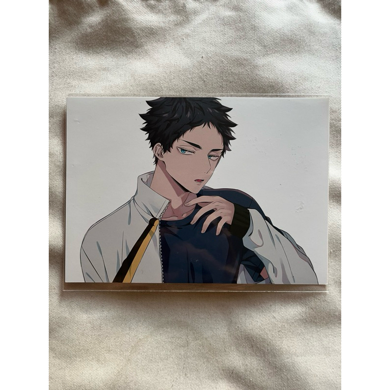 akaashi keiji haikyuu unofficial postcard