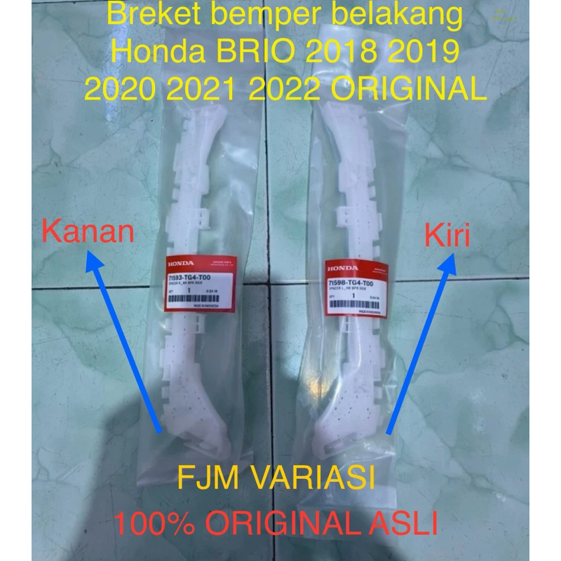 BREKET BRACKET DUDUKAN BUMPER BEMPER BELAKANG SEMUA MOBIL  HONDA BRIO ALL NEW SATYA RS 2018 2019 202