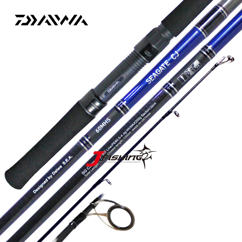 Joran DAIWA SEAGATE CJ | 60MS 60MHS | PE 2-4 PE 2.5-4 | Jigging | Dasaran | Laut | Resmi