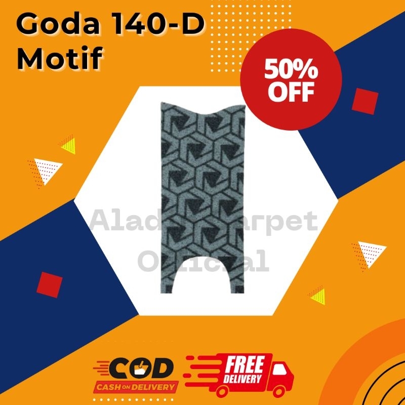 Karpet sepeda motor listrik GODA 140 D Dan COOLTECH AX Alas Keranjang Alas Step Belakang Printing Se