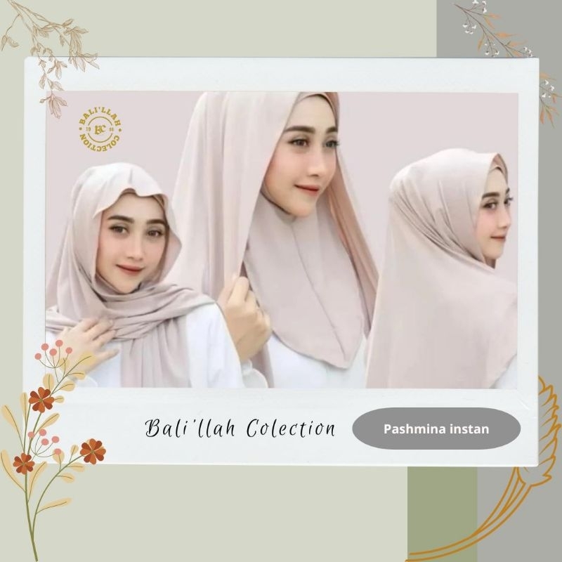 PASMINA INSTAN PENUTUP LEHER