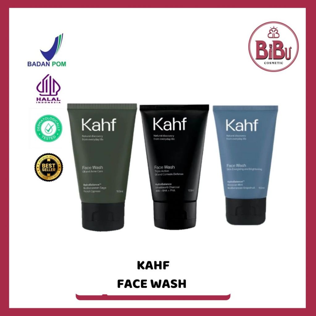 Kahf Face Wash & Face Scrub