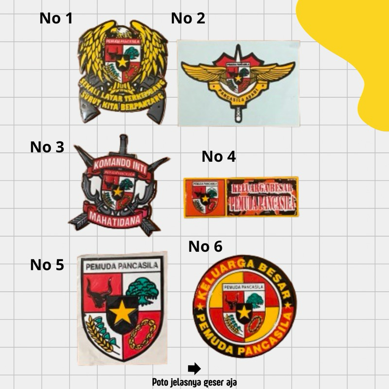 

Stiker pemuda pancasila,stiker tempelan pp keren,buat di motor atau mobil