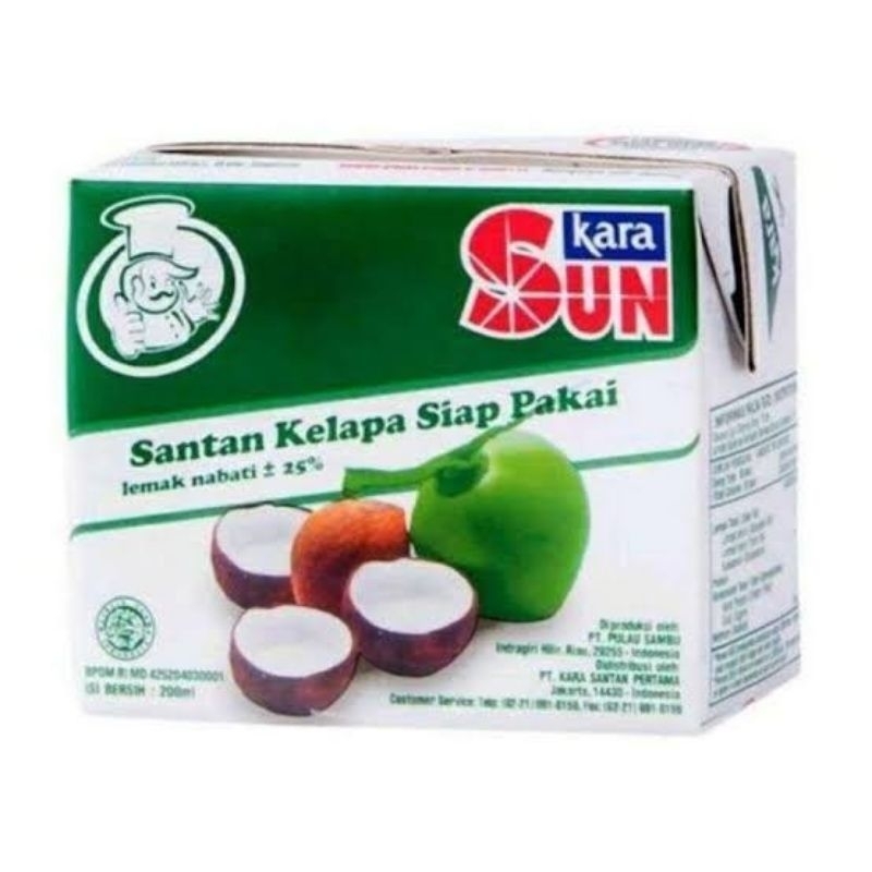 

SUN KARA KOTAK SANTAN INSTAN NETTO 200 ML