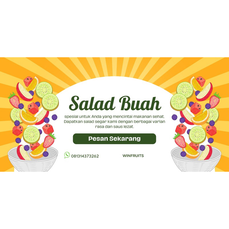 

salad buah mama zahra 200ml 250ml 300ml