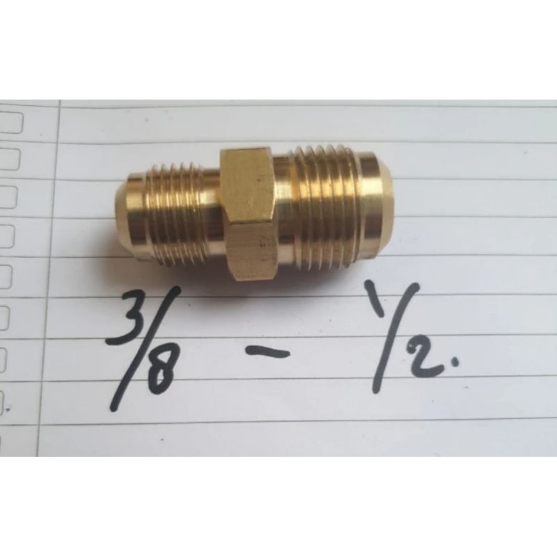 Konektor Reduser Pipa AC 3/8 x1/2