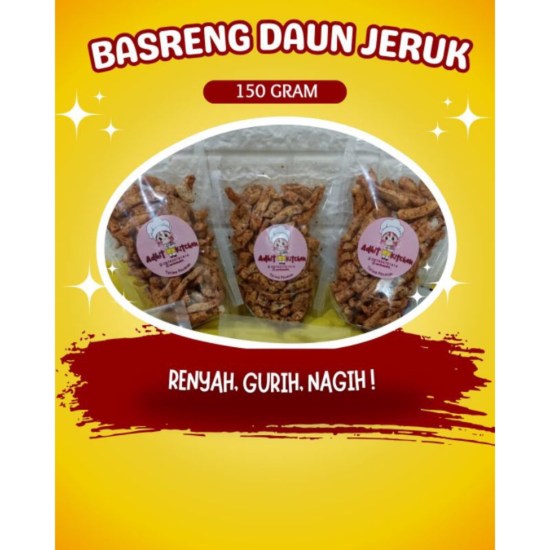 

Basreng Pedas Daun Jeruk & Basreng Original Daun Jeruk
