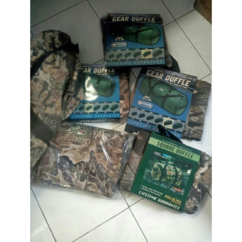 tas outdoor original 100% gear duffle bag