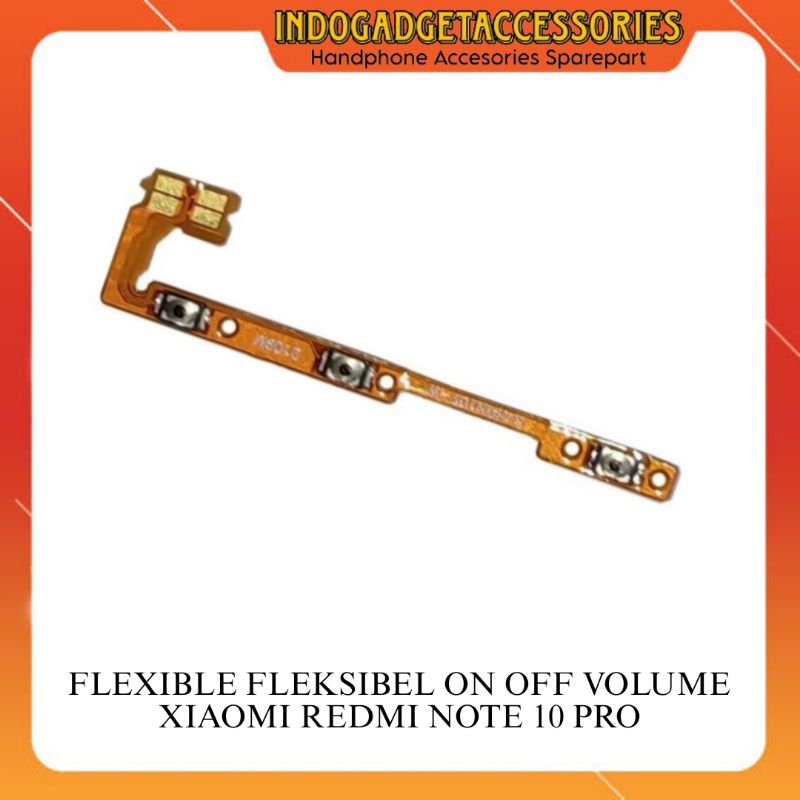FLEXIBLE FLEKSIBEL ON OFF VOLUME XIAOMI REDMI NOTE 10 PRO