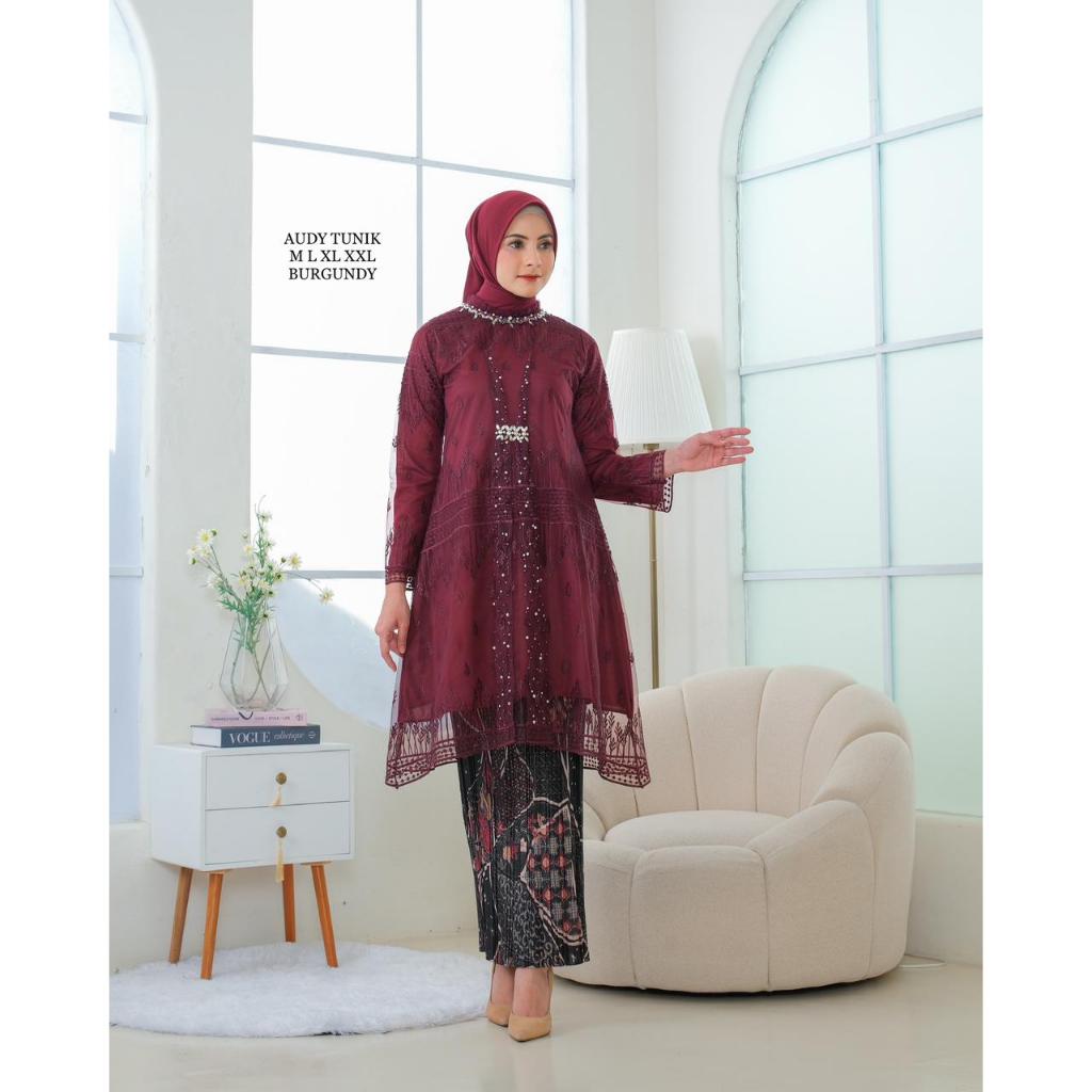 Tunik AUDY Model Terbaru untuk Kondangan, Seragaman, dan Acara Pesta - Koleksi Baru