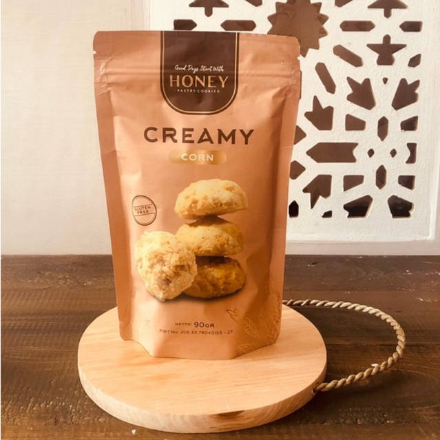 

Creamy Corn Pouch "Honey Pastry Cookies gluten free