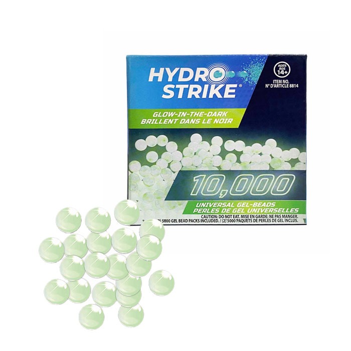 Hydro Strike Glow In The Dark 10k Refill Gel Beads