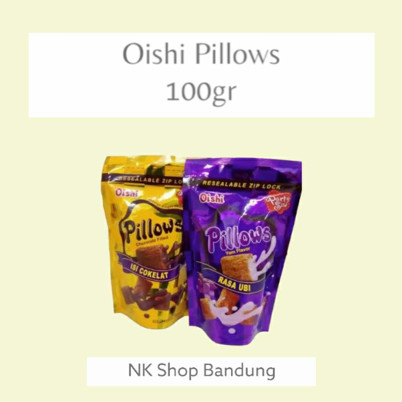 

Oishi Pillows Party Size Snack 100gr - Kemasan Ziplock