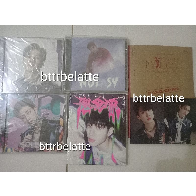 ALBUM ONLY STRAY KIDS BANGCHAN BANG CHAN VER JEWEL CASE PAPER CASE POSTCARD ODDINARY NOEASY MAXIDENT