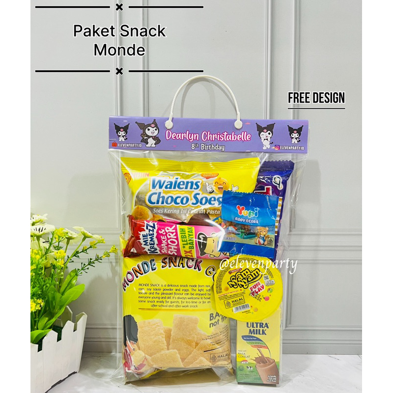 

Paket snack ulang tahun anak/goodiebag / souvenir ulang tahun