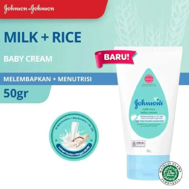 Johnson Baby Cream Milk Rice 50 gr