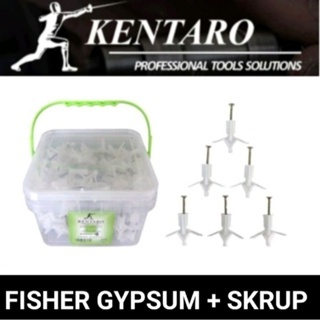 visher / fiser / piser gypsum + skrup Kentaro / kotak