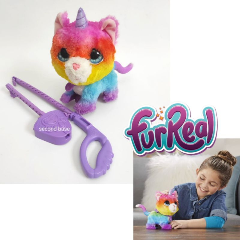 [ PRELOVED ] FURREAL unicorn kitty cat walkalots big wags toy mainan anak kucing. Toddler kids toys.