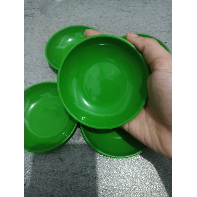 (A304) Lepek Sambal Plastik warna Melamine Tebal | wadah sambal mini | mangkuk kecil