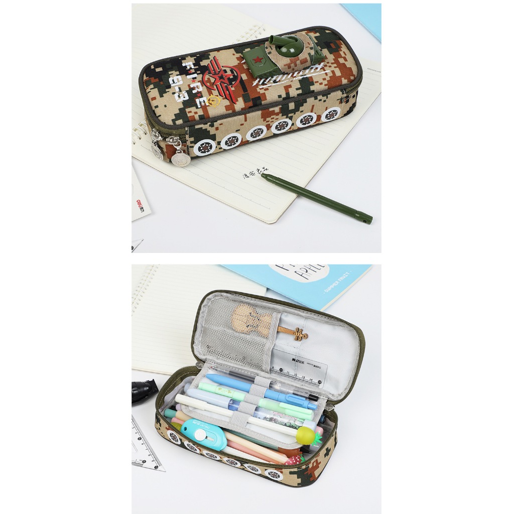 

Tempat Pensil Tas Pena Tangki Tas Alat Tulis Kapasitas Besar Siswa Sekolah Dasar Kotak Pena Ujian Portabel Kotak Alat Tulis Multifungsi Grosir