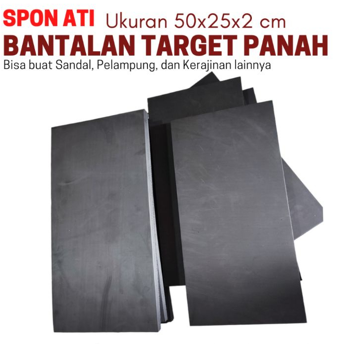 Bantalan Target Panahan // Bahan Sandal // Eva Sponge // Spon Ati