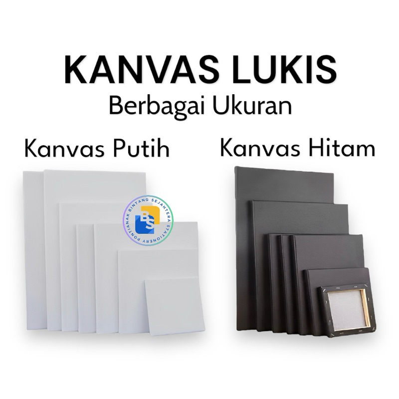 

Kanvas Lukis Basic uk 20x30 uk 30x30 Uk 30x40 Uk40x40 Uk40x60 Uk50x50 Uk40x50