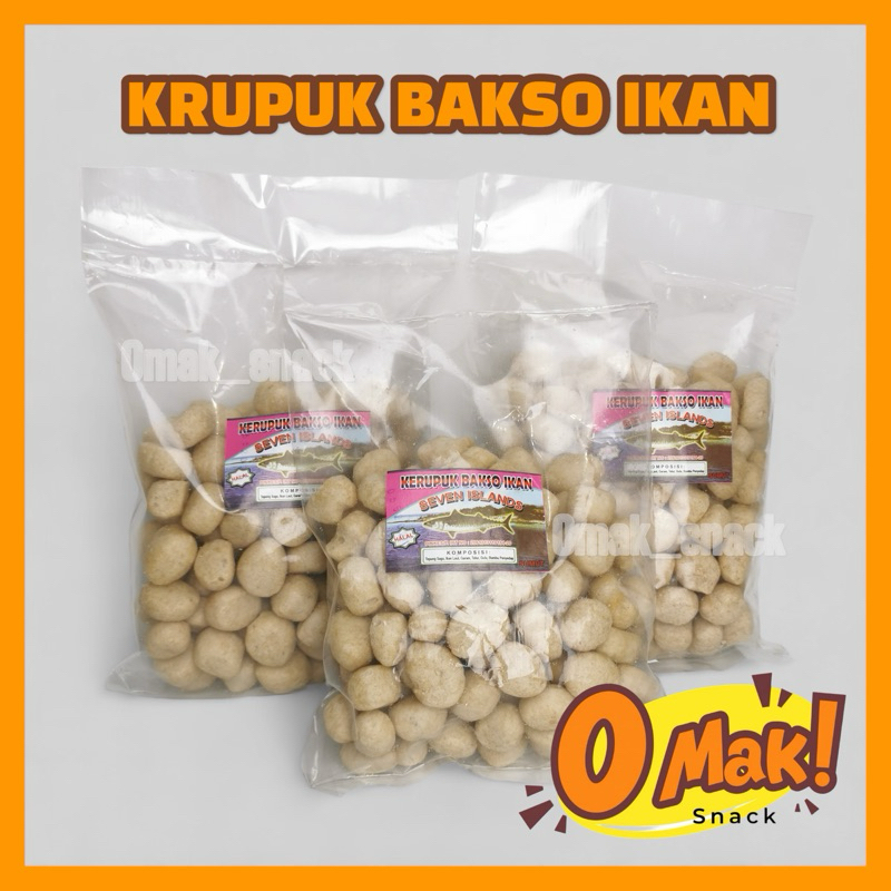 

KRUPUK IKAN SEVEN ISLAND (200 GR) | KRUPUK BAKSO IKAN GURIH