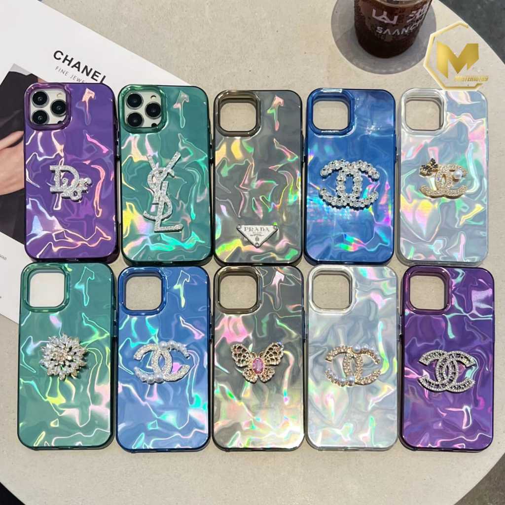 GC137 Case Waterry Textured Laser Hardcase Luxury 3D Casing Hp Softcase For XIOMI REDMI A3 2024 NOTE