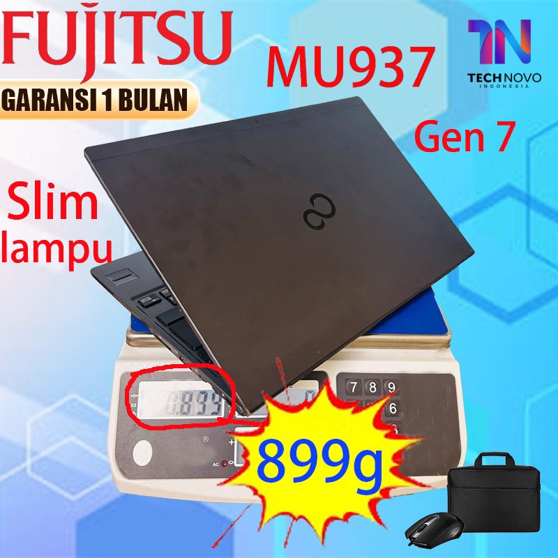 Laptop Fujitsu FUTRO MU937 Gen7 celeron 3865U SSD 256GB RAM 4/8GB 13.3inch Windows 10 slim Ultra-rin