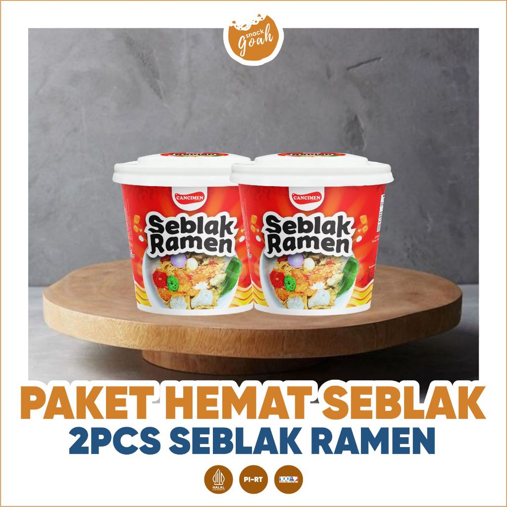 

PAKET HEMAT CANCIMEN SEBLAK RAMEN 2PCS