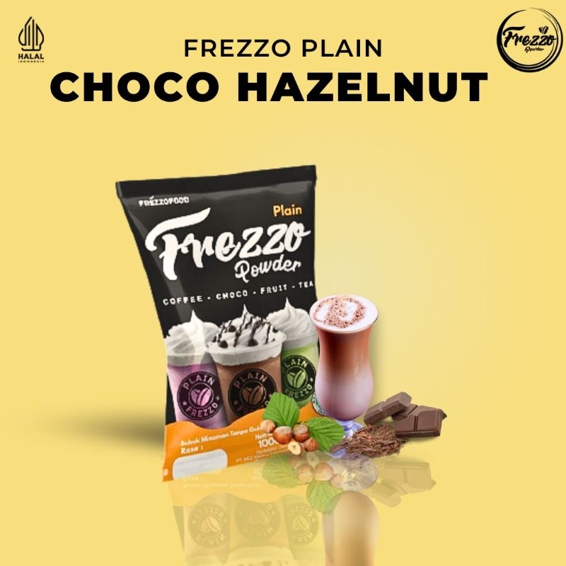 

Bubuk Minuman Rasa Choco Hazelnut Plain Frezzo 1kg/ Minuman Murah dan Enak Frezzo Plain
