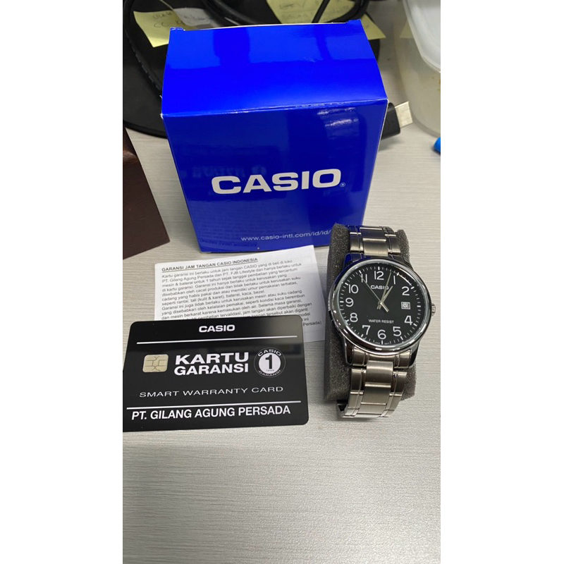 Jam Tangan Casio MTP-V002 Pria Original