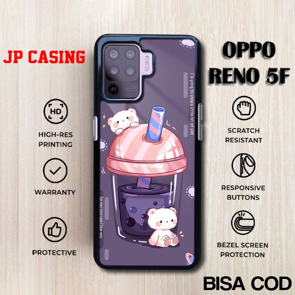 Case Oppo Reno 5F Terbaru - Oppo Reno 5F - Motif Cute Bb - Bahan Hardcase Softcase Premium Glossy - 