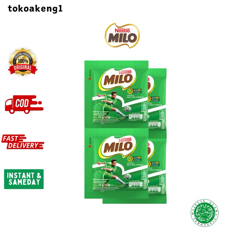 

MILO Active Go Renceng Susu Coklat (22 GR x 10 PCS)