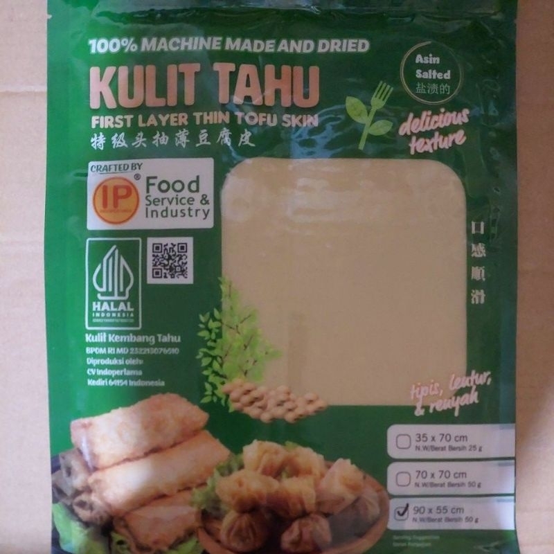 

Kulit tahu ip ukuran 55x90 cm