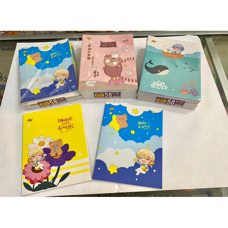 

Kiky / Buku Kiky / Buku Tulis / Buku Kotak kecil / Buku Mat / Buku Boxy B5 isi 38,40,58,98