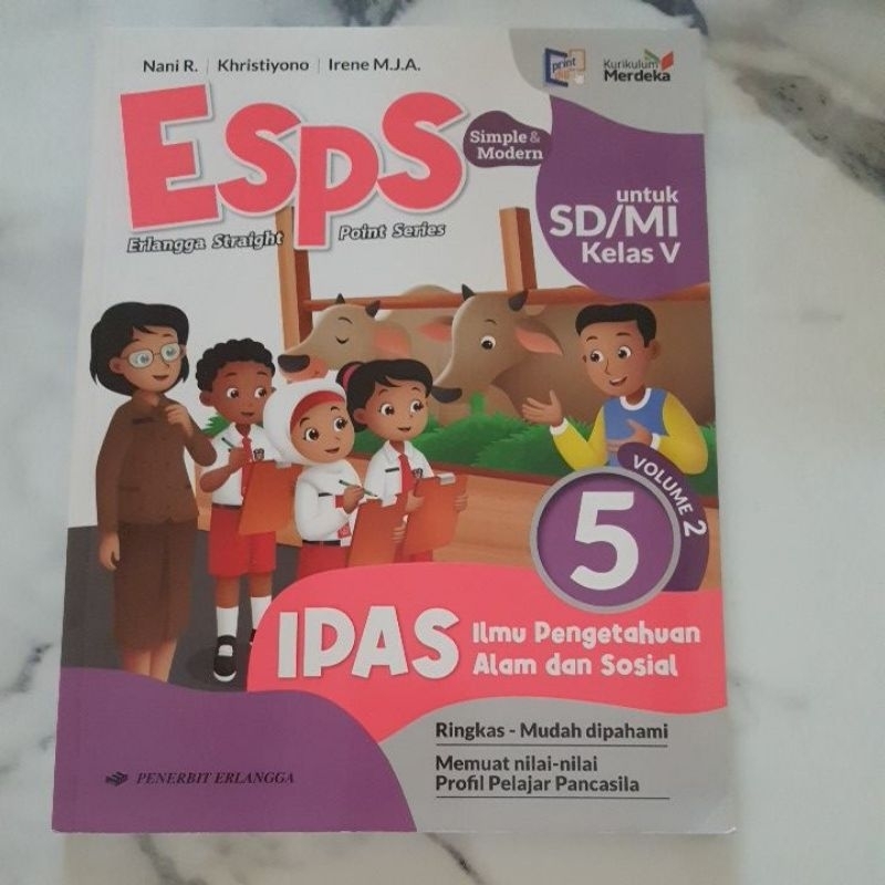 

buku ESPS IPAS 5 VOLUME 2 ERLANGGA