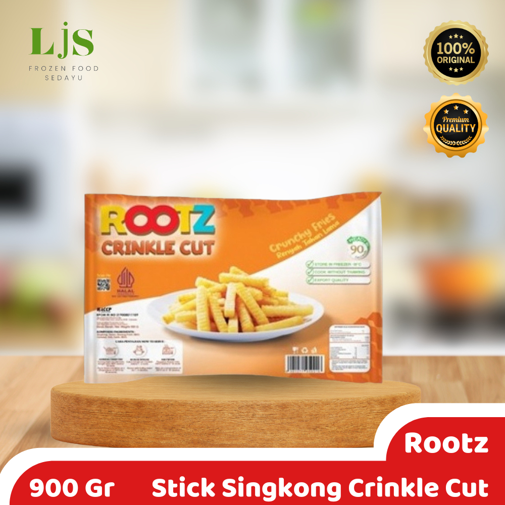 

Rootz Frozen Cassava Crinkle Cut 900gr