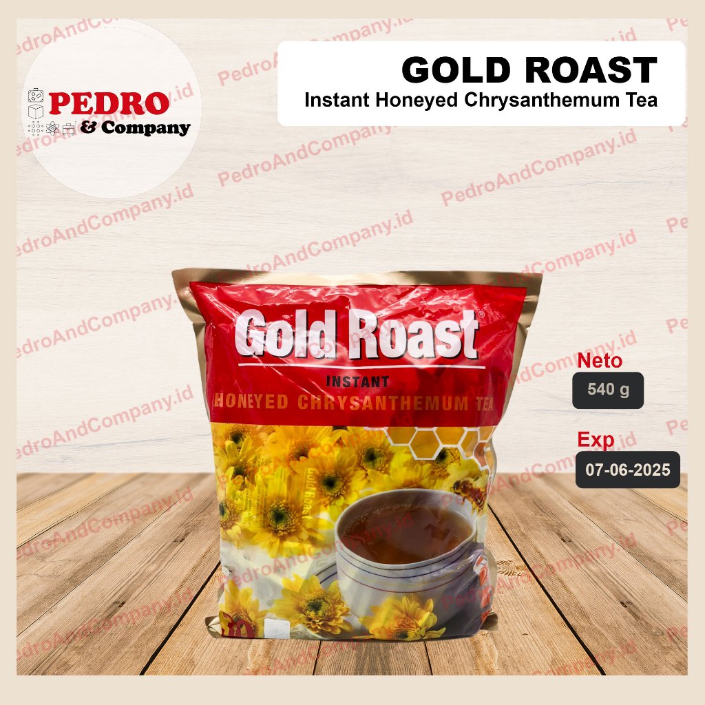 

Gold roast chrysanthemum tea 30 sachet 540 gram teh instant