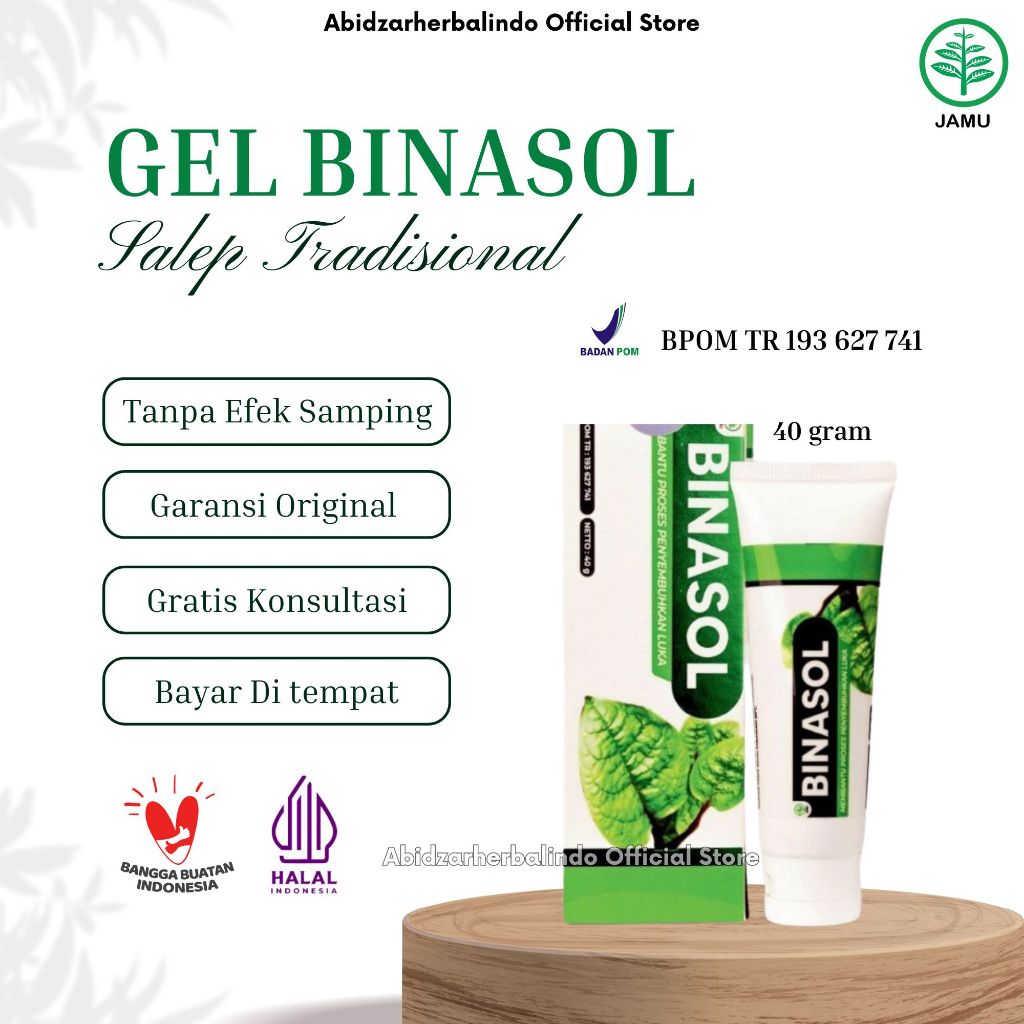 Binasol gel, Binasol salep, Binasol Gel obat jerawat luka diabetes salep penghilang bekas Luka