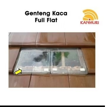 Genteng Kaca Transparan Full Flat