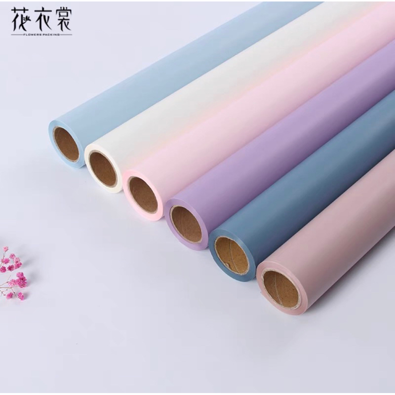 

[1 ROLL] Kertas Cellophane Roll 57cm x 20m / Kertas Wrapping Buket Bunga Gulungan